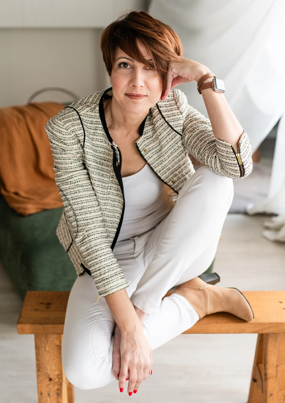 Coco Jelassi at the Coco Design studio