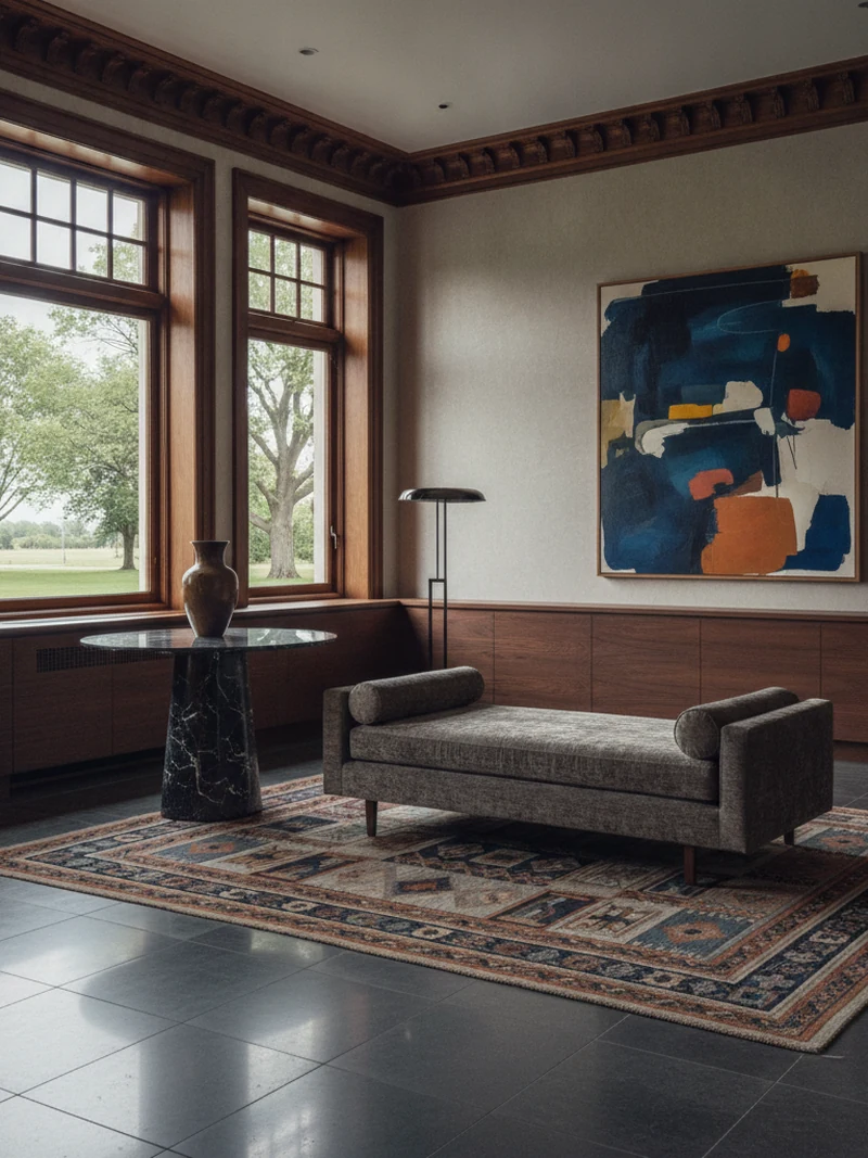 Considered interior architecture in a restored Burlington heritage home