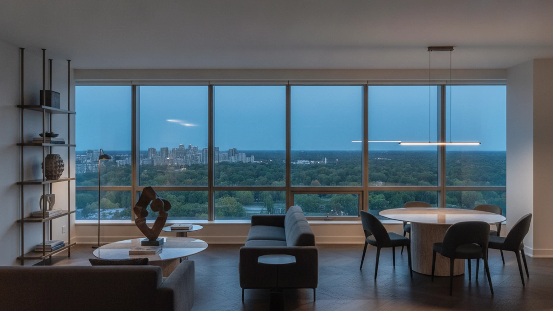 Fully furnished and styled Toronto condo interior design package