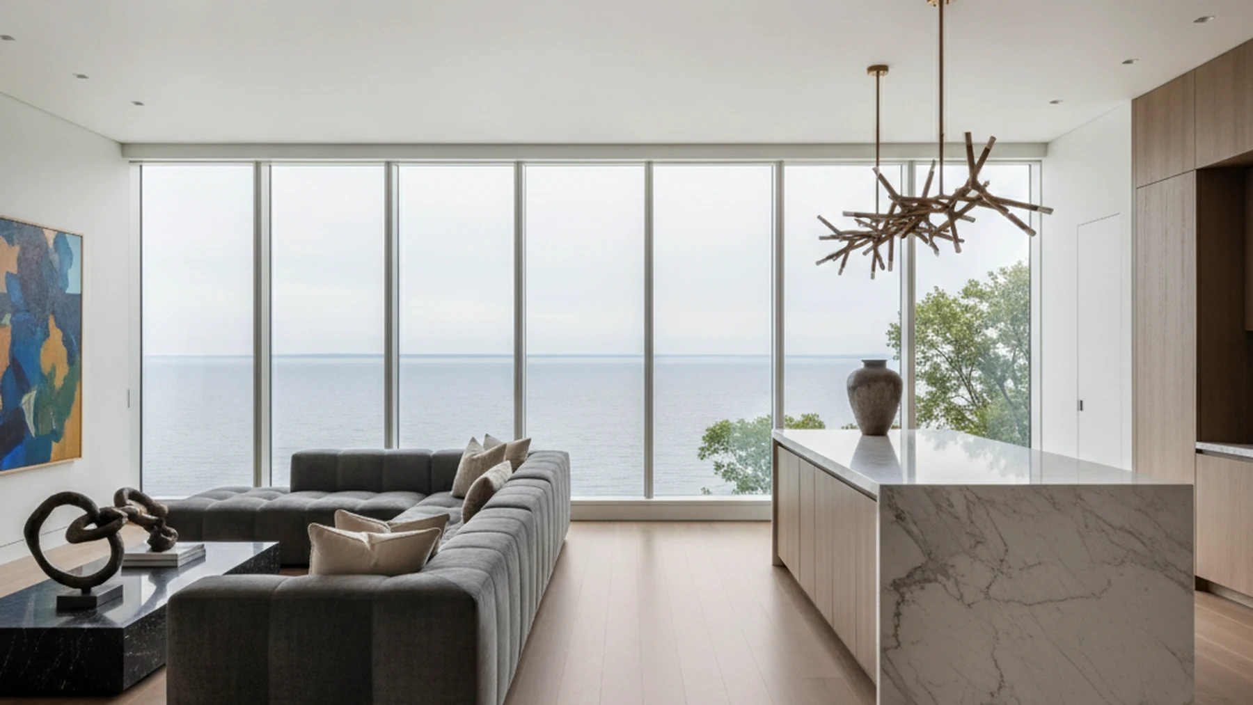 Developer model suite designed to sell in a Toronto waterfront tower
